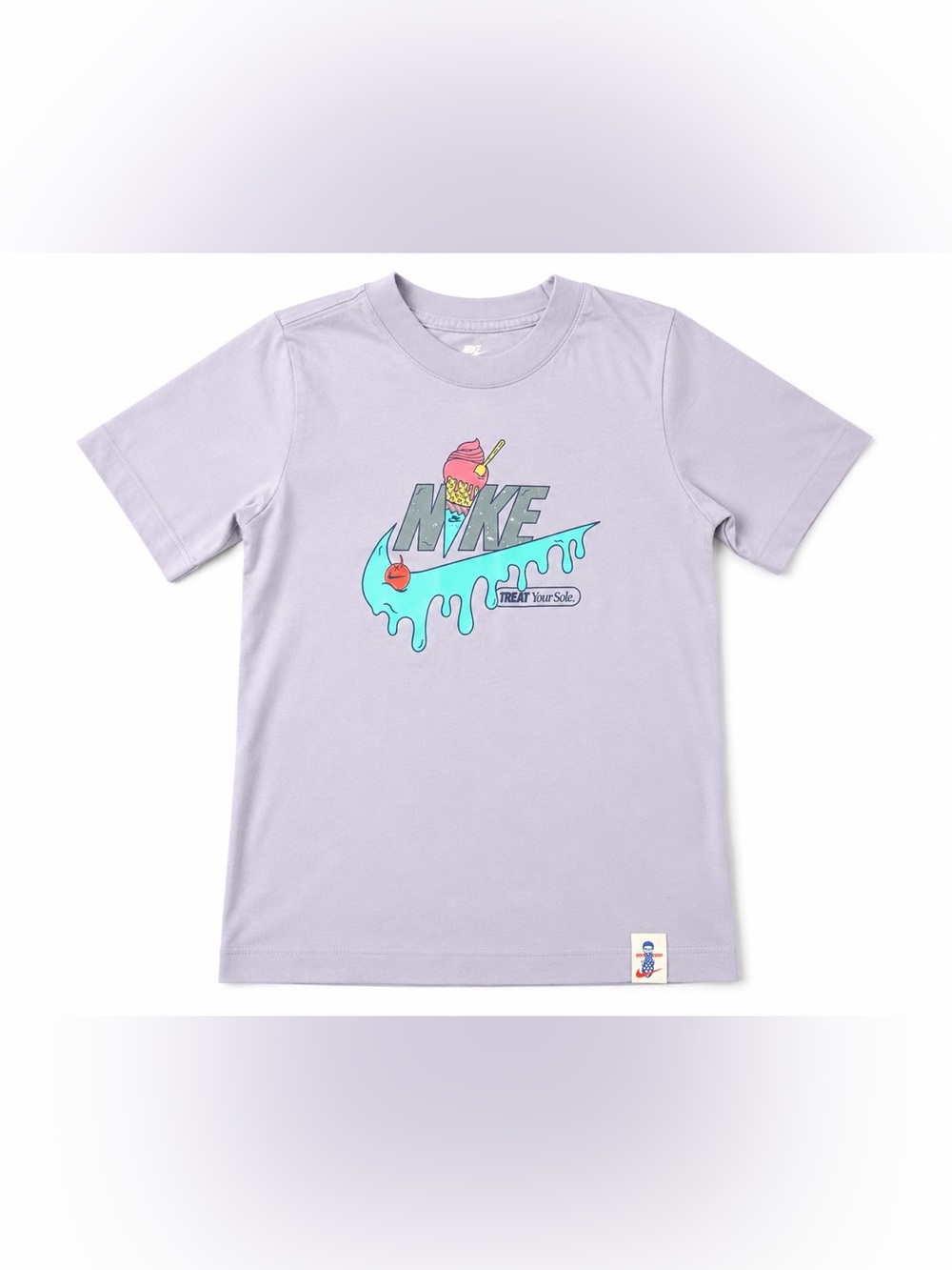 NWOT Nike Girls shirt Size Small, Ice Cream Swoosh